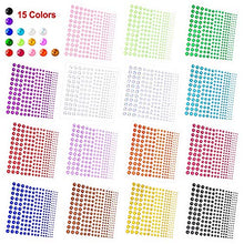Load image into Gallery viewer, Phogary Self-Adhesive Rhinestone Sticker 3375 Pieces Crystal in 5 Size 15 Colors Bling Craft Jewels Gem Stickers for Crafts, Body, DIY Nails, Festival, Carnival, Makeup