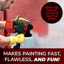 Load image into Gallery viewer, Scuddles Paint Sprayer, 1200 Watt High Power HVLP Home and Outdoors Includes 5 Nozzle, Lightweight, Easy Spraying and Cleaning
