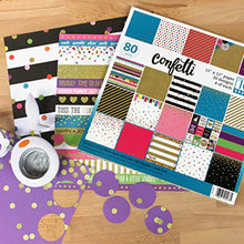 Load image into Gallery viewer, Teacher Created Resources Confetti Scrapbook Project Paper Pad 12" x 12" (TCR5577)