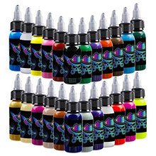 Load image into Gallery viewer, OPHIR Acrylic Airbrush Paint for Model Hobby, Shoes, Leather Painting-24 Colors Acrylic Paint Set