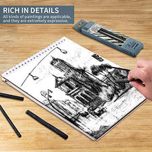 Load image into Gallery viewer, MyLifeUNIT Vine Charcoal Sticks, 4 Pack Willow Charcoal Pencils for Artists Drawing (48 PCS)