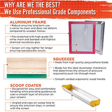 Load image into Gallery viewer, Professional Grade Silk Screen Printing Kit - Perfect for DIY T-Shirt Photo Emulsion Paper Fabric Printing | Screen Print Starter Kit Great Gift for all Levels