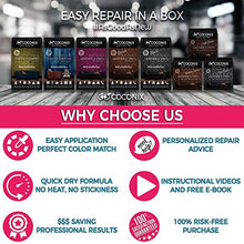 Load image into Gallery viewer, Coconix Brown Leather and Vinyl Repair Kit - Restorer of Your Couch, Sofa, Car Seat and Your Jacket - Super Easy Instructions - Restore Any Material, Genuine, Italian, Bonded, Bycast, PU