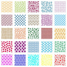 Load image into Gallery viewer, 25-pack cookie stencil set for baking gingerbreads cookies cakes scrapbooking decor template mold