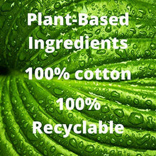 Load image into Gallery viewer, All Natural Surface Cleaning Wipes - 100% Made In the USA, Kitchen, Bathroom, Nursery, Auto, Office, RV, Boat - Earth Friendly, Plant-Based Ingredients, Durable All Cotton, Fabric, Compostable, Biodegradable. 1- 30 COUNT CANISTER