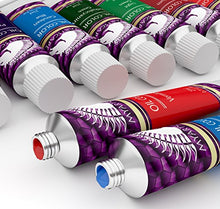 Load image into Gallery viewer, Oil Paint Set - 21ml x 12 - Oil-Based Paints in Tubes - Artists Quality Art Colors - Professional Painting Supplies - MyArtscape