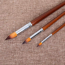 Load image into Gallery viewer, BOSOBO Pointed-Round Paint Brushes Set, 13pcs Professional Wood Handle Nylon Hair Artist Paintbrushes for Watercolor Acrylic Ink Gouache Oil Tempera Painting, Face Body Art, Craft and Paint by Number