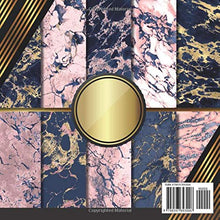 Load image into Gallery viewer, Scrapbook Paper: Navy Blush Marble: Double-Sided for Crafts Card Making Origami Specialty Scrapbooking Paper Pad (Scrapbook Papers)