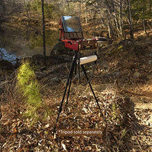 Load image into Gallery viewer, Soho Urban Artist Pochade Box for Plein-Aire Painting French Easel, Lightweight, Portable & Adjustable, Mahogany Finish