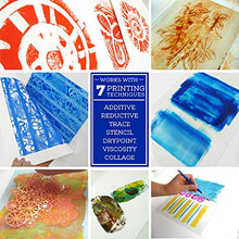 Load image into Gallery viewer, Grafix Impress Print Media 9 x 12”, Pack of 3 – Transparent, Lightweight, Non-Porous .030” Polyester Monoprinting Surface, Economical Alternative to Metal or Glass Plates, 9" x 12", Clear
