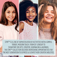 Load image into Gallery viewer, STMT DIY Journaling Set by Horizon Group USA, Personalize & Decorate Your Planner/Organizer/Diary with Stickers,Gems,Glitter Frames,Glitter Clips,Magnetic Bookmarks,Tassel Keychain & More.Pen Included