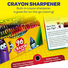 Load image into Gallery viewer, Crayola Classic Color Crayons in Flip-Top Pack with Sharpener, 96 Colors, Gift for Kids