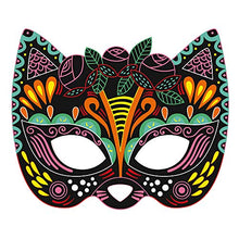 Load image into Gallery viewer, Janod Crafts – No Glue No Mess Scratch Art Party Masks – Creative, Imaginative, Inventive, and Developmental Play -- STEAM Approach to Learning – Ages 5-8+
