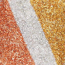 Load image into Gallery viewer, Crushed Glass 300 g Irregular Glass Chips Irregular Tumbled Glass Beads for Epoxy Resin Mold, Nail Art Decoration, Craft, Phone Case Making, Scrapbooking, Jewelry Making (Gold, Silver, Rose Gold)
