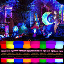 Load image into Gallery viewer, Premium Glow in the Dark Acrylic Paint Set by neon nights – Set of 8 Professional Grade Neon Craft Paints – Long-Lasting Self-Luminous Paint Handcrafted in Germany – 8 x 20 ml / 0.7 fl oz