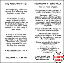 Load image into Gallery viewer, ADEPTUS 6 Drawer Roll Cart Solid Wood, Pine