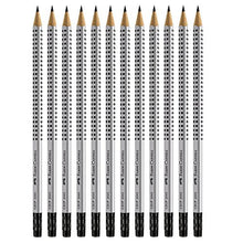 Load image into Gallery viewer, Faber-Castell Grip Graphite EcoPencils with Eraser - 12 Count - No. 2.5 Multi, 8 mm