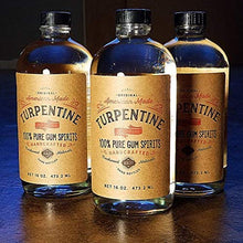 Load image into Gallery viewer, 16 Oz 100% Pure Gum Spirits of Turpentine