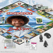 Load image into Gallery viewer, Monopoly Bob Ross | Based on Bob Ross Show The Joy of Painting | Collectible Monopoly Game Featuring Bob Ross Artwork | Officially Licensed Monopoly