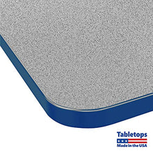 Load image into Gallery viewer, Marco Group 24" x 48" Rectangular Shaped Adjustable Height Classroom Activity Table (21"- 30") Nebula/Blue, Table Tops Made in the USA