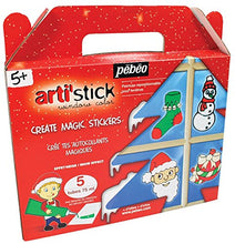 Load image into Gallery viewer, Pebeo Arti' Stick, Window Cling Paint, Christmas Starter Set, 5 x 75 ml Tubes