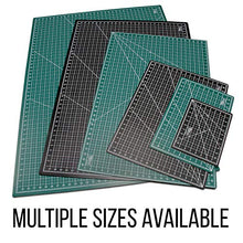 Load image into Gallery viewer, US Art Supply 36" x 48" Green/Black Professional Self Healing 5-Ply Double Sided Durable Non-Slip PVC Cutting Mat Scrapbooking, Quilting, SewingArts & Craft