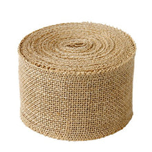Load image into Gallery viewer, LaRibbons 3" Wide Burlap Fabric Craft Ribbon 10 Yards, 01 Tan
