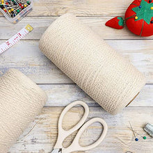 Load image into Gallery viewer, Ivory Cotton Loom Warm Thread Rolls, 800 Yards Each (2 Pack)
