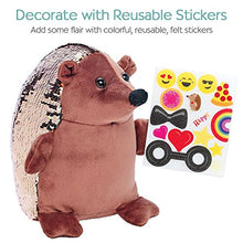 Load image into Gallery viewer, Creativity for Kids Sequin Pets Stuffed Animal - Happy the Hedgehog Plush Toy
