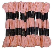 Load image into Gallery viewer, Anchor Cross Stitch Hand Embroidery Stranded Cotton Floss Thread 25 Skeins-Light Peach