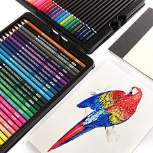 Load image into Gallery viewer, Shuttle Art 123 Pack Art Pencil Set, 36 Watercolor Pencils,36 Oil Based Pencils,12 Sketch Pencils,12 Metallic Color Pencils,12 Charcoal Pencils,15 Pieces Drawing Kit, Great Gift for Kids Adults