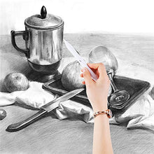 Load image into Gallery viewer, CCINEE Blending Stumps and Torillions Set with Sandpaper Pencil Sharpener for Sketch Drawing Use, Pack of 7