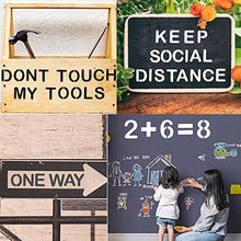 Load image into Gallery viewer, Letter Templates Stencils, 36 Pcs Reusable Plastic Alphabet Art Craft Templates, Letter and Number Stencils for Painting on Wood Rock Glass Wall Canvas Fabric Chalkboard Ceramic Porcelain (4 inch)