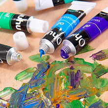 Load image into Gallery viewer, Ohuhu Oil Paint Set, 24 Oil-Based Colors, Artists Paints Oil Painting Set, 12ml x 24 Tubes Great Back To School Mother's Day Gifts Ideal