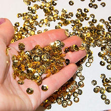 Load image into Gallery viewer, JOYAHO 6MM Loose Sequins, 8400PCS Bulk Round Rainbow Cup Sequins Embroidery Sequins Iridescent Spangles Craft Mixed 24 Colors for Sewing Arts Crafts