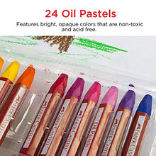 Load image into Gallery viewer, Faber-Castell Blendable Oil Pastels In Durable Storage Case- 24 Vibrant Colors - Non-Toxic Pastels for Kids
