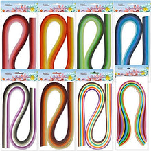 Load image into Gallery viewer, JUYA Paper Quilling Kit with Blue Tools 960 Strips Board Mould Crimper Coach Comb (Paper Width 3mm with Glue)