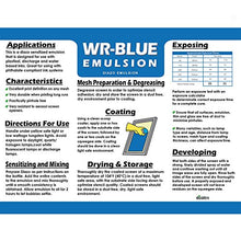 Load image into Gallery viewer, Ecotex WR-Blue Water Resistant Textile Diazo Screen Printing Emulsion Gallon - 128 oz.