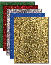 Load image into Gallery viewer, Hygloss Products Holographic Self-Adhesive Paper Sheets, Made in USA - 8-1/2 x 11 Inches, Assorted Colors, 5 Pack
