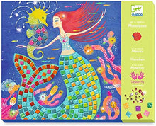 Load image into Gallery viewer, DJECO The Mermaid’s Song Sticker and Jewel Mosaic Craft Kit