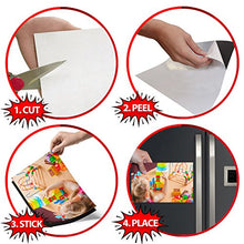 Load image into Gallery viewer, Flexible Magnet Sheet with Adhesive, 30mil Thick. Ideal for DIY Projects at Home - Office - Auto - Shop - Crafts and More! (2' x 1')