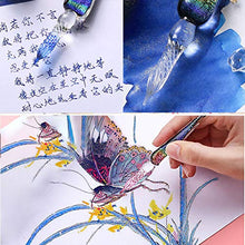 Load image into Gallery viewer, ZZKOKO Calligraphy Set India Ink, 12 Colors Shimmer Dip Pen Ink Set, Art Writing Drawing Ink Bottles, 6.0 oz, Set of 12, Gift Box (Animal Series)