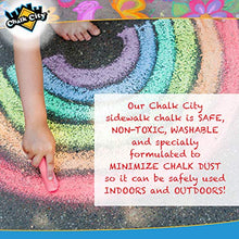 Load image into Gallery viewer, Chalk City Sidewalk Chalk, 20 Count, 7 Different Colors, Jumbo Chalk, Non-Toxic, Washable, Art Set