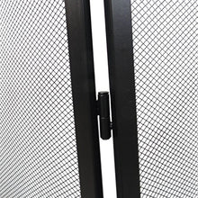 Load image into Gallery viewer, Panacea Products 15951 3-Panel Arch Screen with Double Bar for Fireplace, 29 Inch