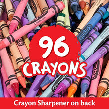 Load image into Gallery viewer, Crayola Classic Color Crayons in Flip-Top Pack with Sharpener, 96 Colors, Gift for Kids