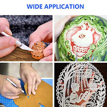 Load image into Gallery viewer, Exacto Knife Blades 100 Pack #11 Precision Knife Replacement Blades for Art and Craft Scrapbooking Supplies Caving Stencil