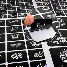 Load image into Gallery viewer, Koogel 524 PCS Semi Permanent Tattoo with Body Painting Pen,20 Sheets Henna Girls&Boys Tattoo Stencil Temporary Tattoos for Women Body Art Template