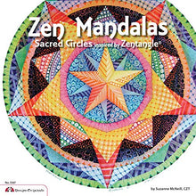 Load image into Gallery viewer, Zen Mandalas: Sacred Circles Inspired by Zentangle (Design Originals) 60 Creative and Meditative Tangles for Focus, Relaxation, and Inspiration, Plus Tangling, Shading, and Coloring Advice & Examples