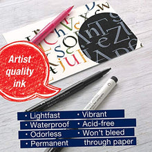 Load image into Gallery viewer, Faber-Castell Calligraphy Pitt Artist Pen Set – 6 Multi Colored Calligraphy Pens