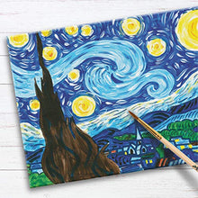 Load image into Gallery viewer, Faber-Castell Paint by# Museum Series - Vincent Van Gogh, The Starry Night - Paint by Numbers for Adult Beginners & Young Artists